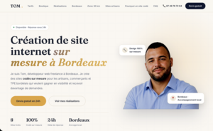 Tom-site-web.com ( Tom Zambello ) Gradignan, Développeur